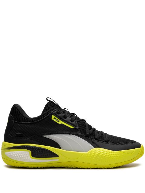 hype PUMA Court Rider "Black Yellow Alert" sneakers 