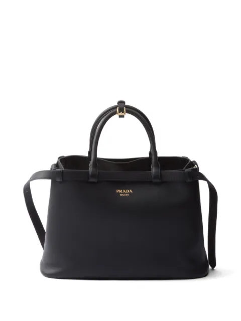 Prada tote mediana con hebilla