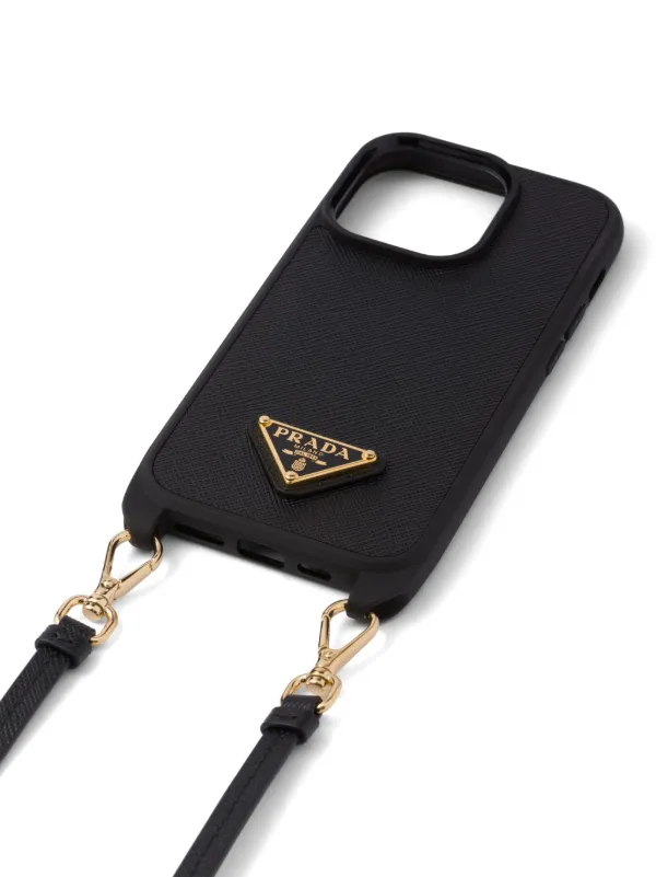 Prada saffiano leather phone case sale