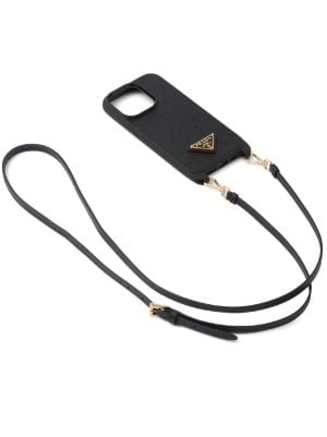 Prada Saffiano Leather iPhone 14 Cover Farfetch