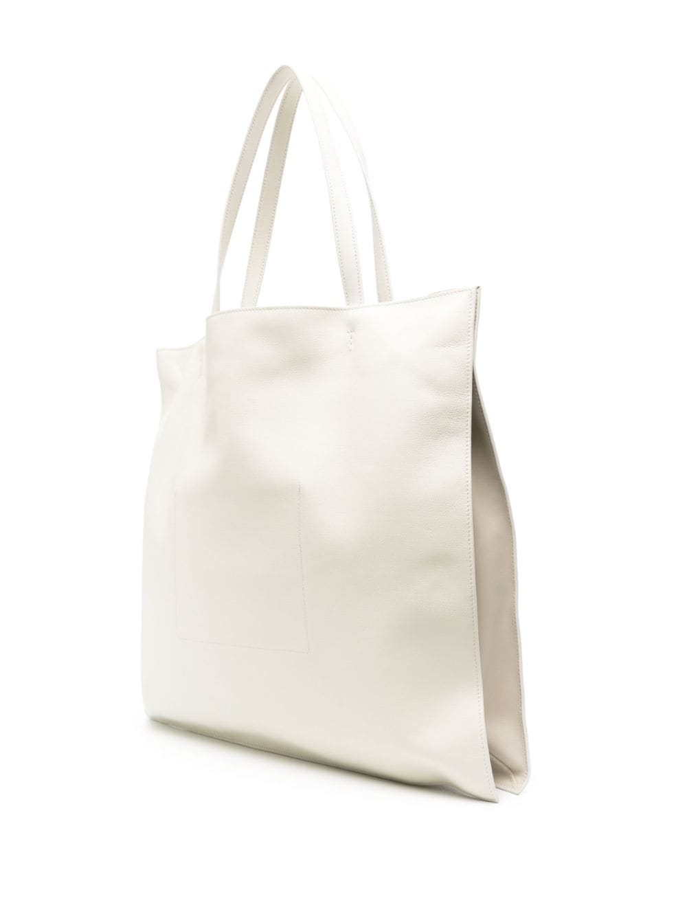 Shop Maeden Yumi Leather Tote Bag In Nude