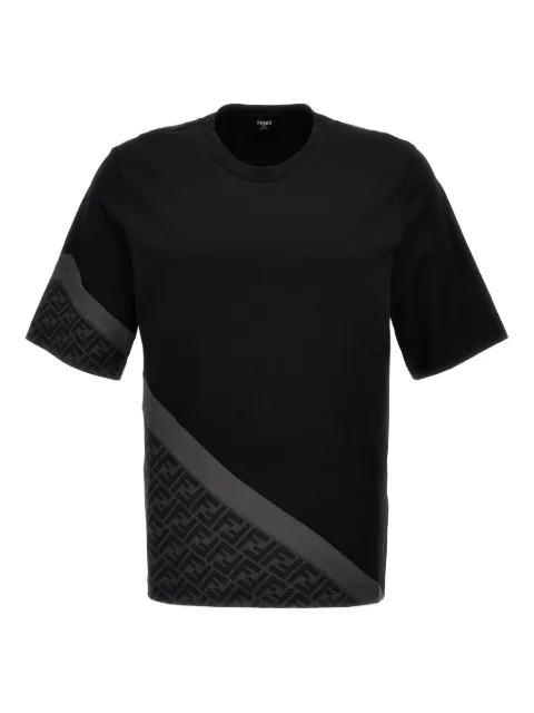 FENDI playera con estampado Diagonal FF