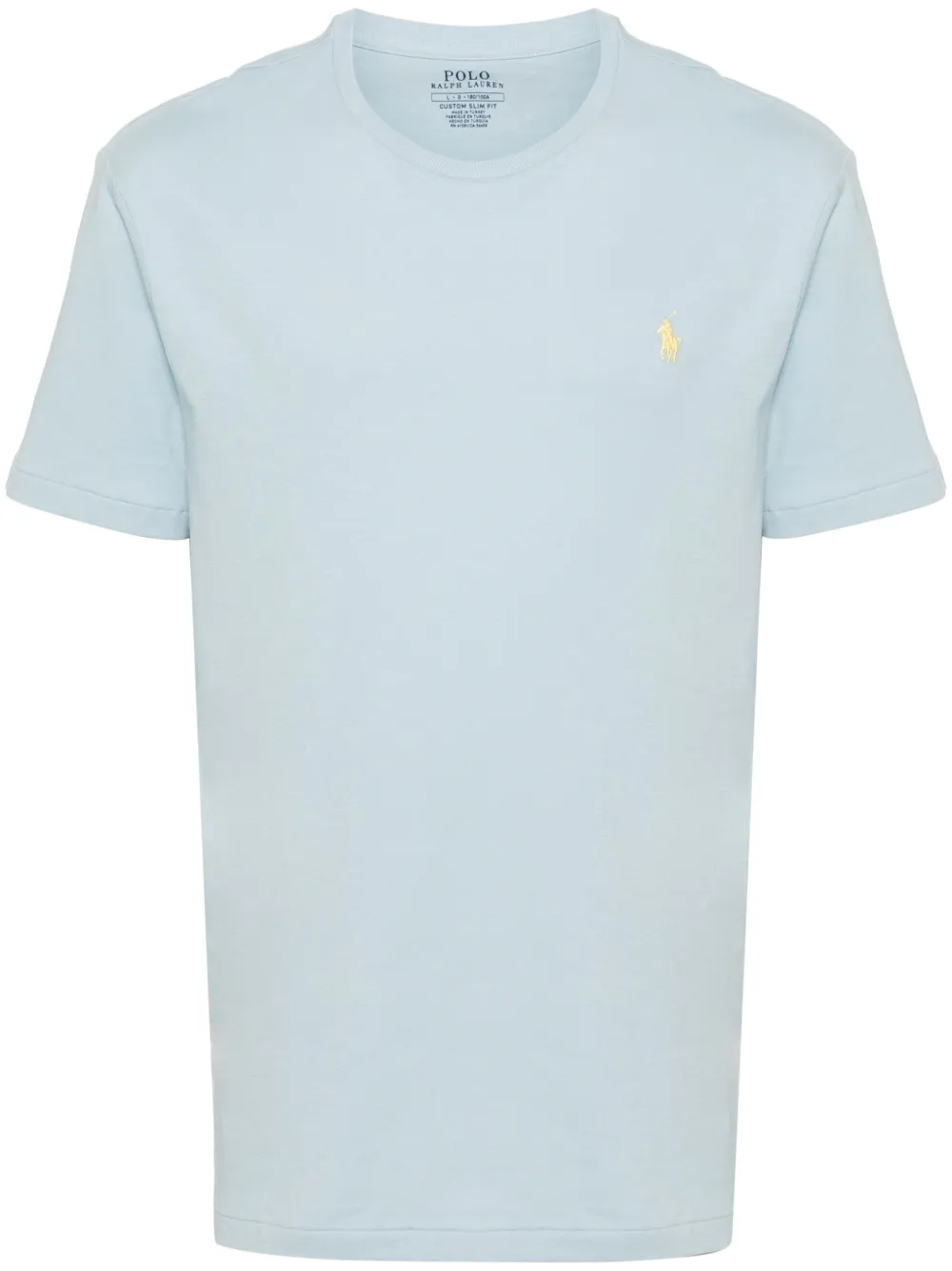 Polo Ralph Lauren Icon Logo T-shirt Custom Fit In Blue