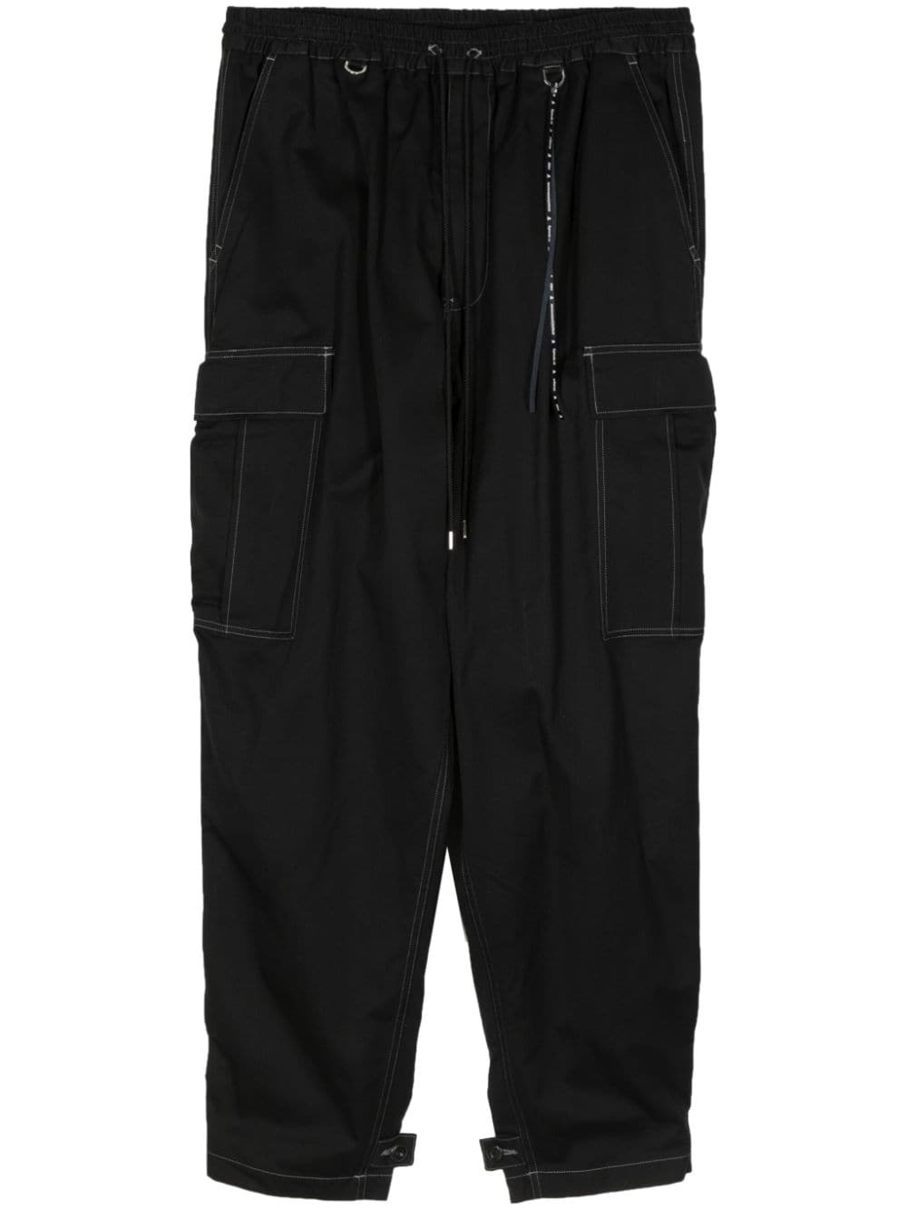 Image 1 of Mastermind Japan skull-print cotton cargo trousers
