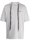 AMBUSH multicord-detail cotton T-shirt - Grey