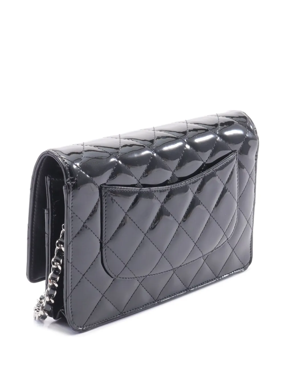 CHANEL Pre-Owned 2009-2010 Wallet-on-chain shoulder bag - Zwart