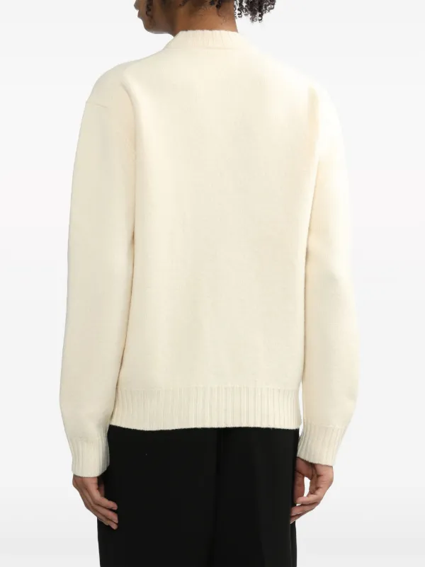 Jil Sander クルーネック セーター | ニュートラル | FARFETCH JP