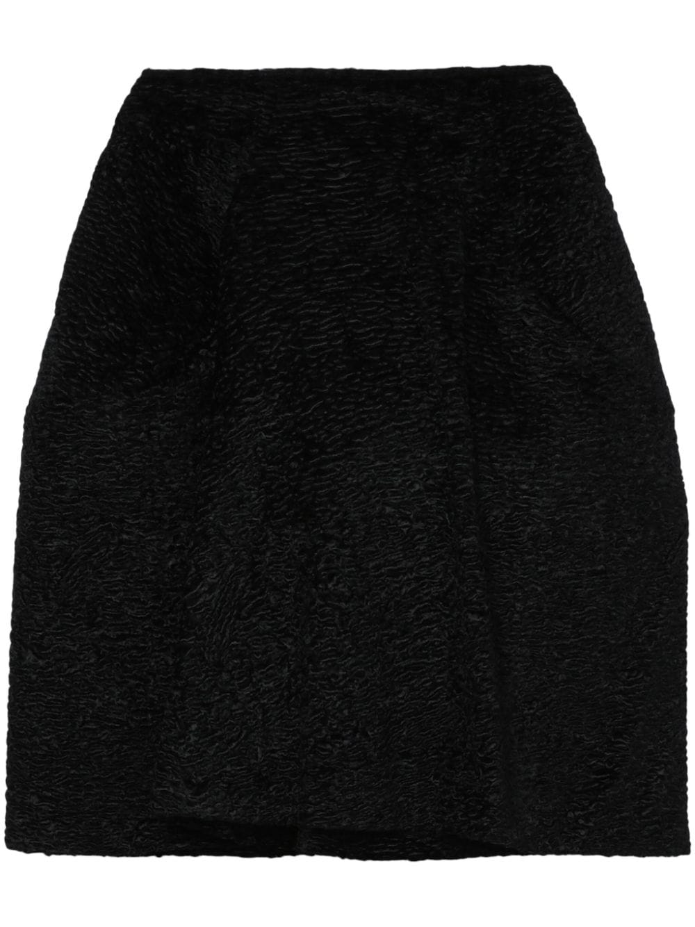 Comme Des Garçons jacquard high-waist midi skirt Zwart