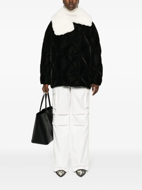 Ienki Ienki Shearling Queen パデッドジャケット | ブラック