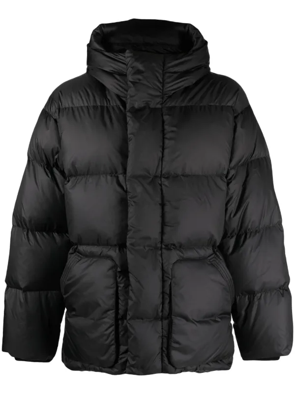 Ienki Ienki Michlin zip up Quilted Hooded Jacket Black FARFETCH CA