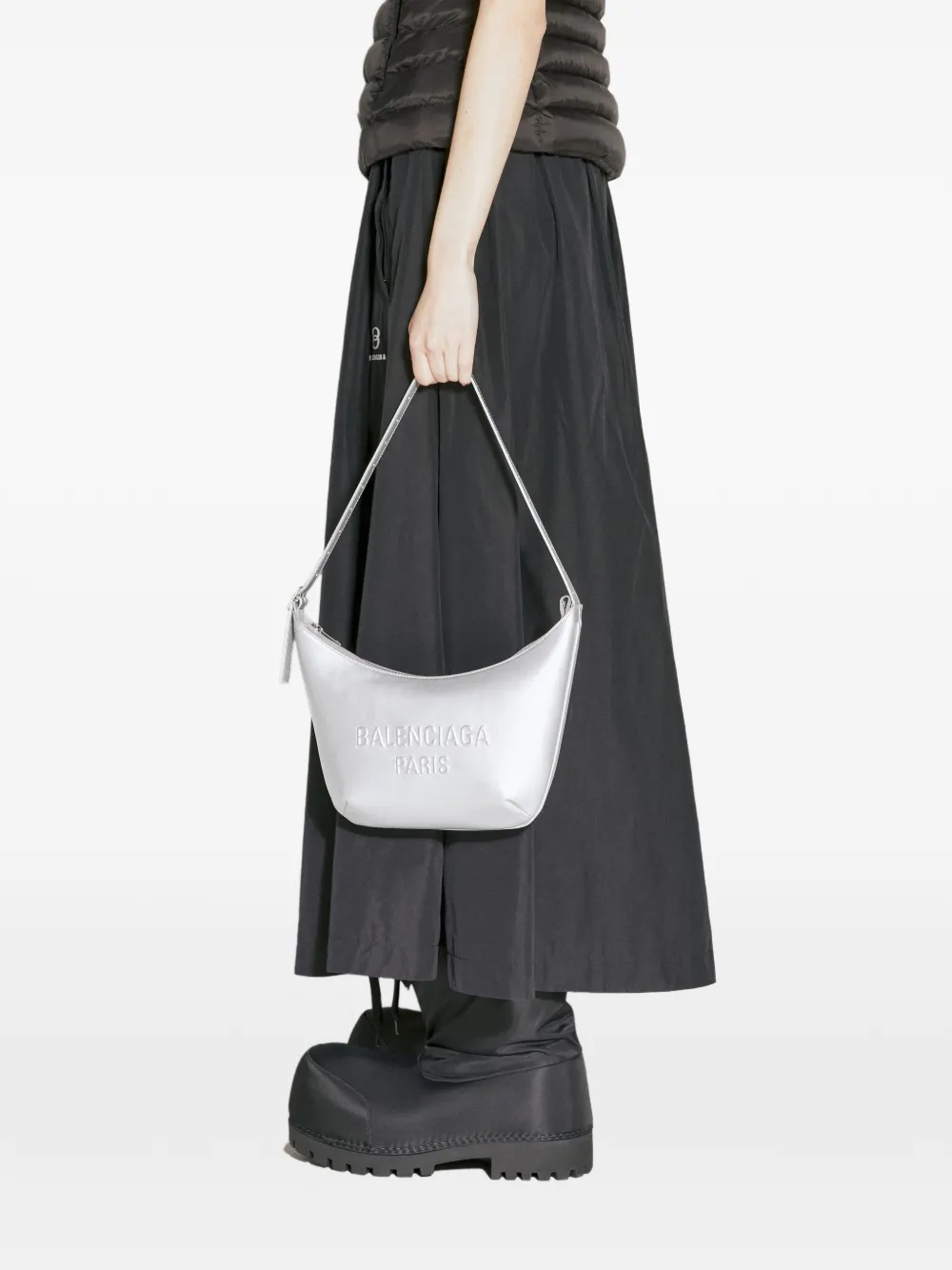 Balenciaga Balenciaga Mary-Kate Schultertasche - Silber