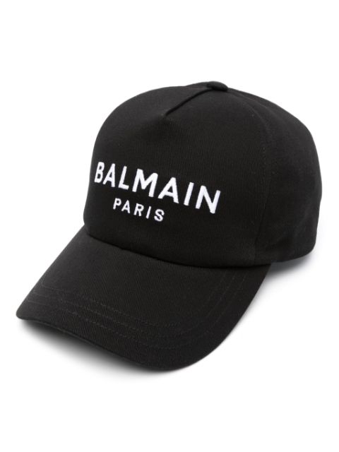 Balmain logo-embroidered cotton baseball cap