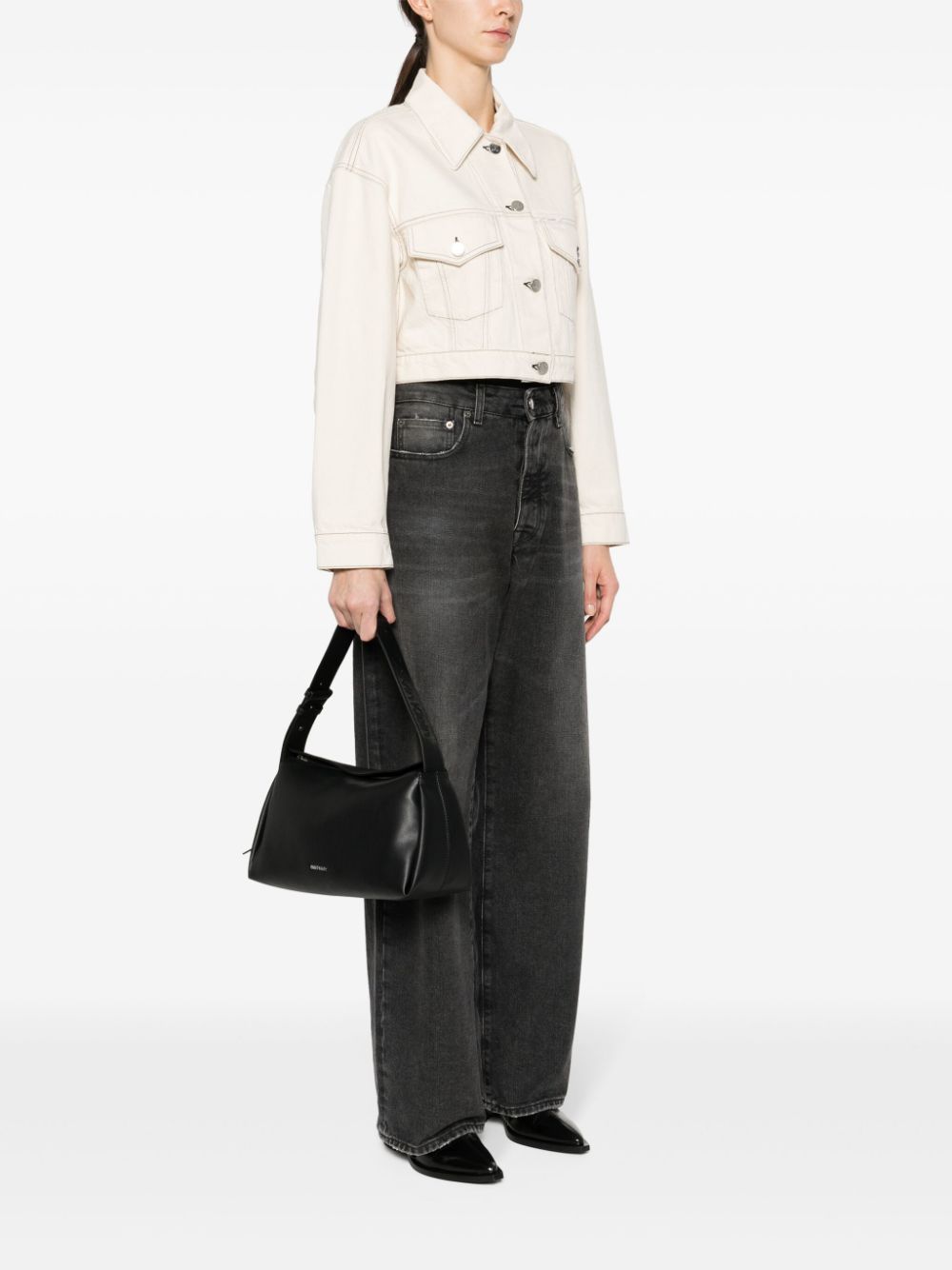 Shop Calvin Klein Gracie Shoulder Bag In Black