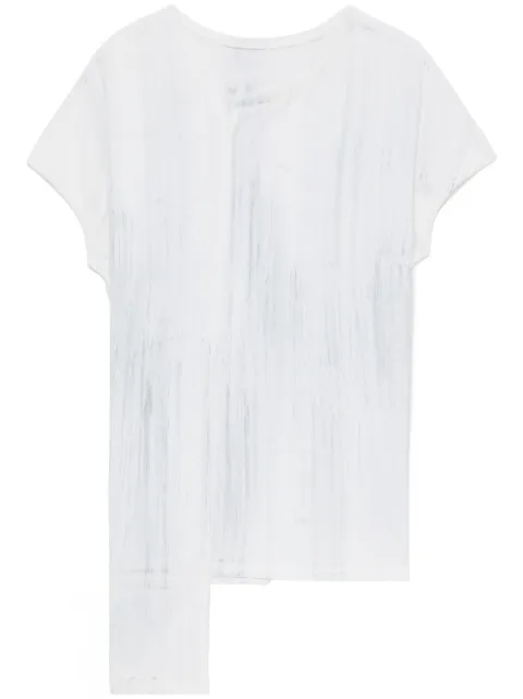 Y's asymmetric-hem cotton T-shirt
