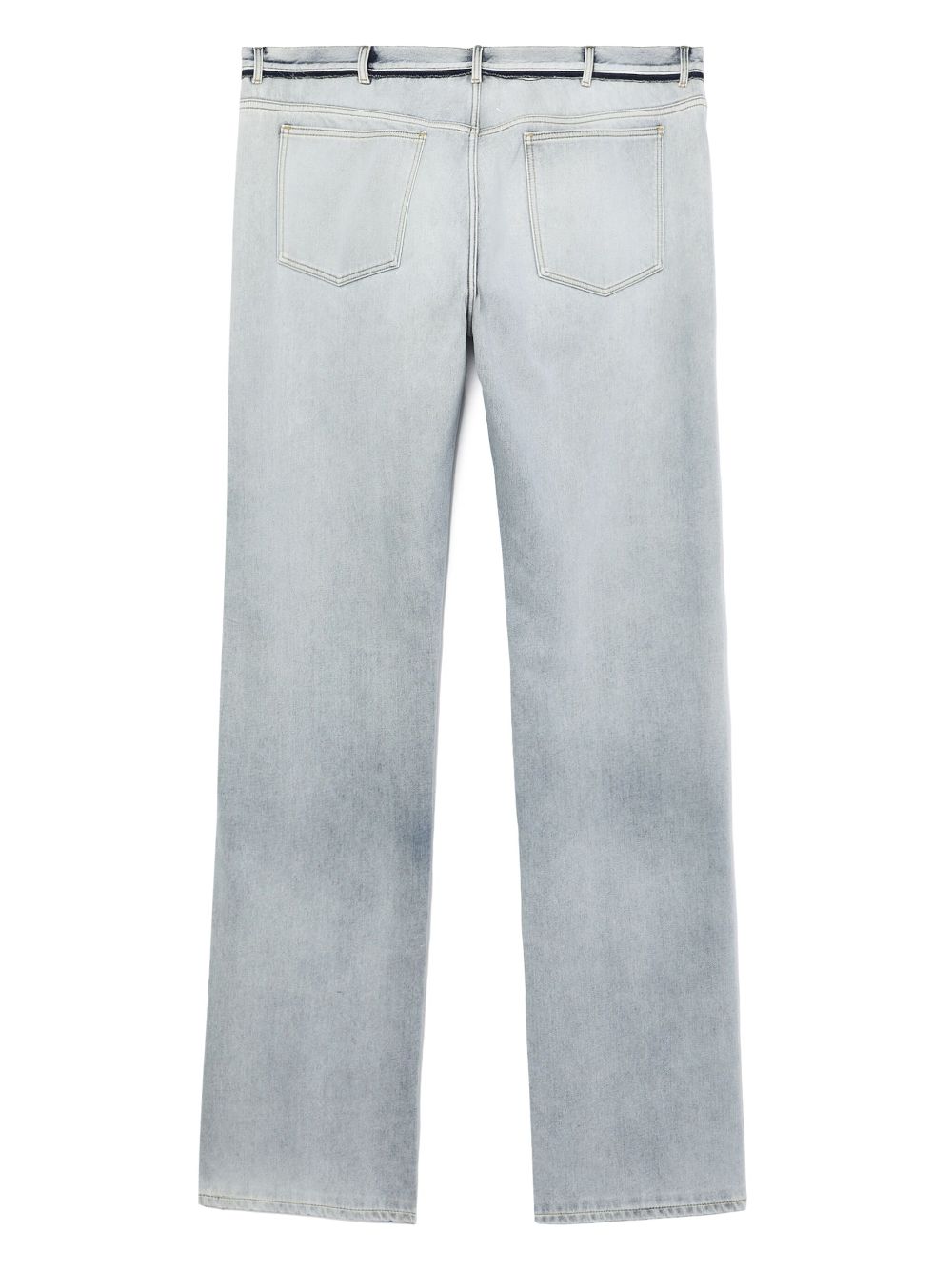 Maison Margiela contrasting-border straight-leg trousers Men