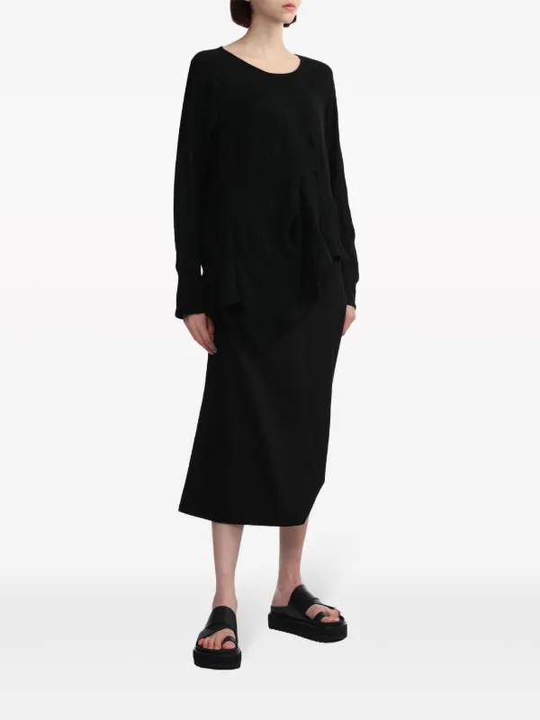 Y's クロスストラップ レザーサンダル | ブラック | FARFETCH JP