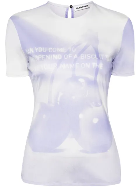 Jil Sander graphic-print jersey T-shirt