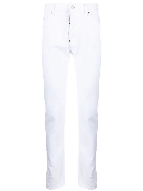 【シンプルでかっこいい】DSQUARED2 ホワイトスキニー ジーンズ DSQUARED2 Cool Guy スキニージーンズ | ホワイト | FARFETCH JP