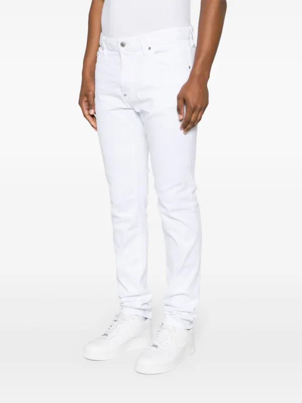 デニム・ジーパン Dsquared2 Jeans White White Bull Cool Guy Jeans
