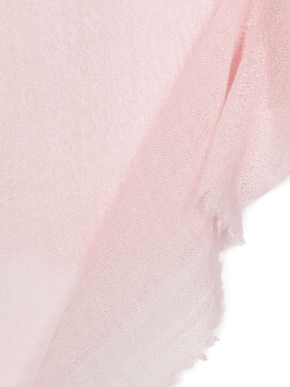 Shop Claudie Pierlot Frayed Cheesecloth Scarf In Pink