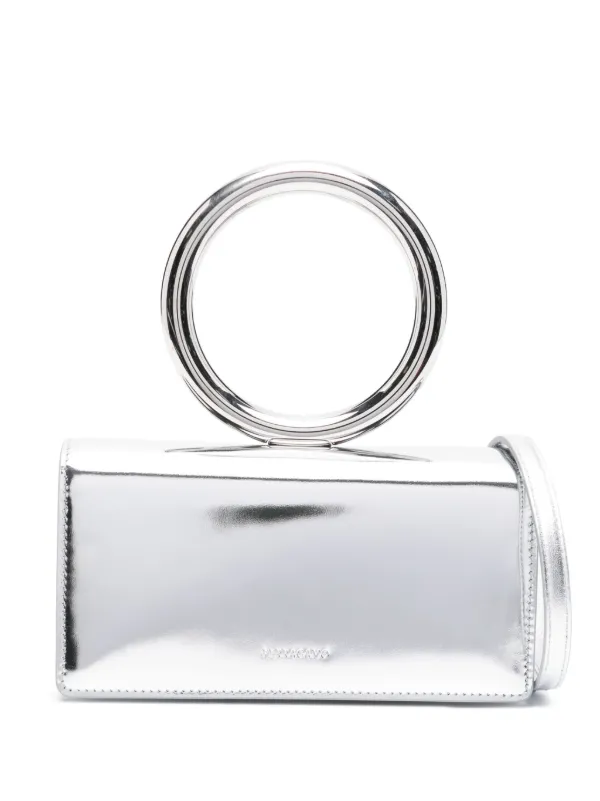 Ferragamo Ring top handle Tote Bag Silver FARFETCH AO