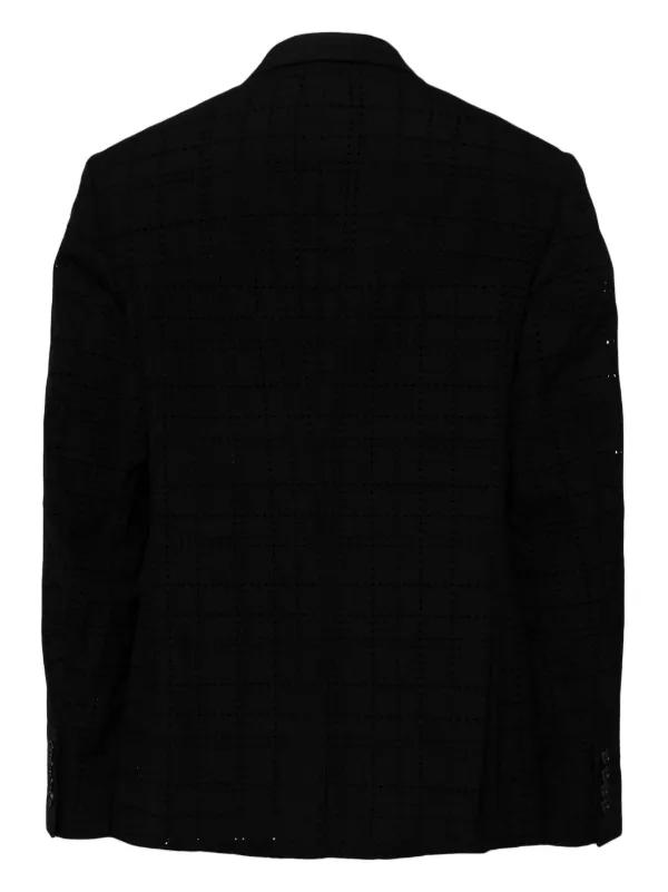 【送料&関税込】Givenchy Black Viscose Blazer Givenchy single-breasted Tailored Blazer | Black | FARFETCH