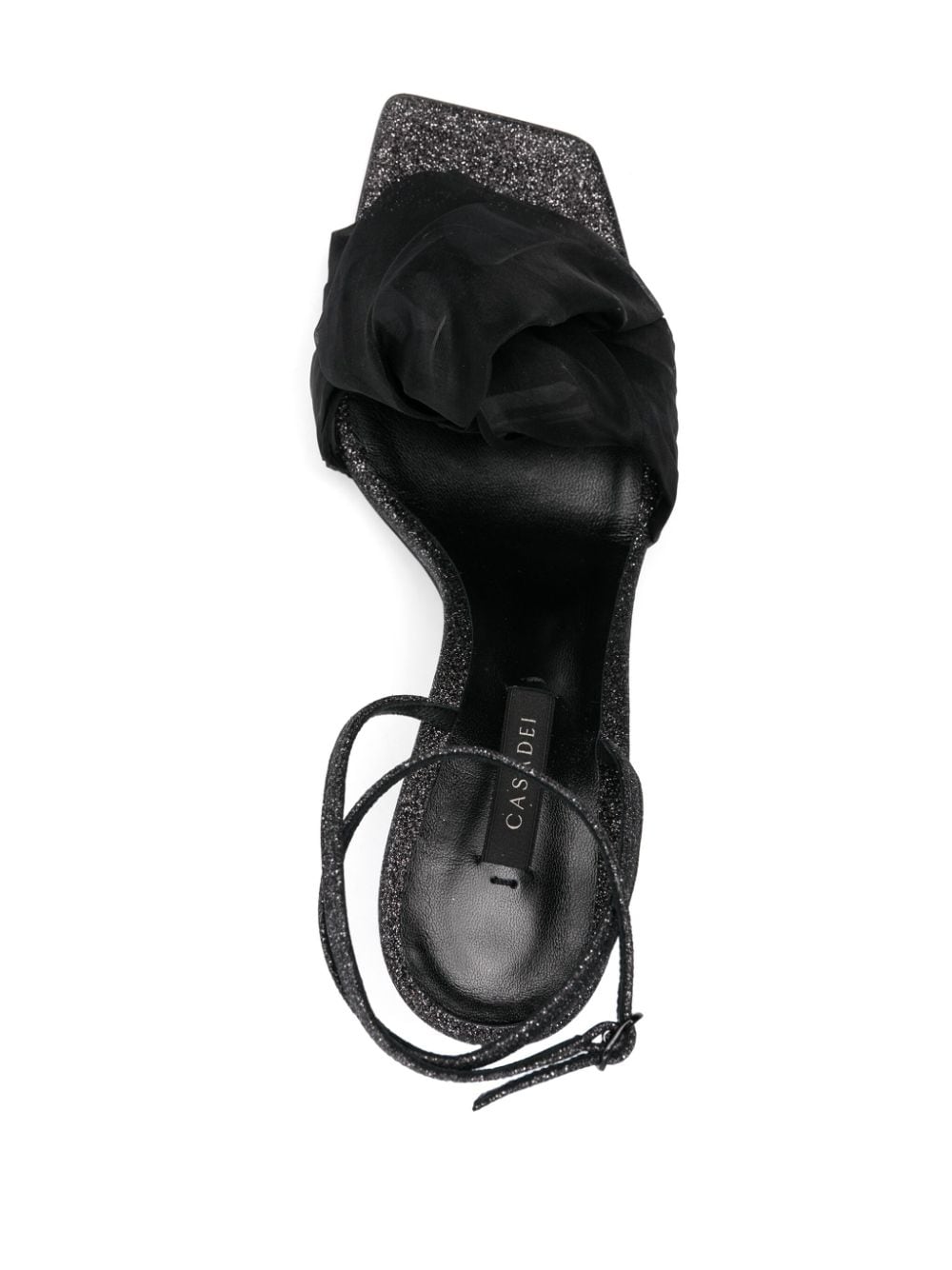 Shop Casadei Geraldine Helen 100mm Sandals In Black