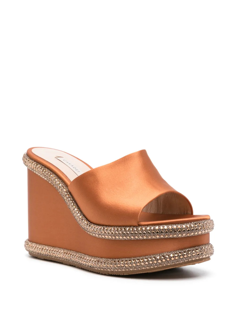 Casadei Jasmine Stratosphere 80mm muiltjes - Bruin