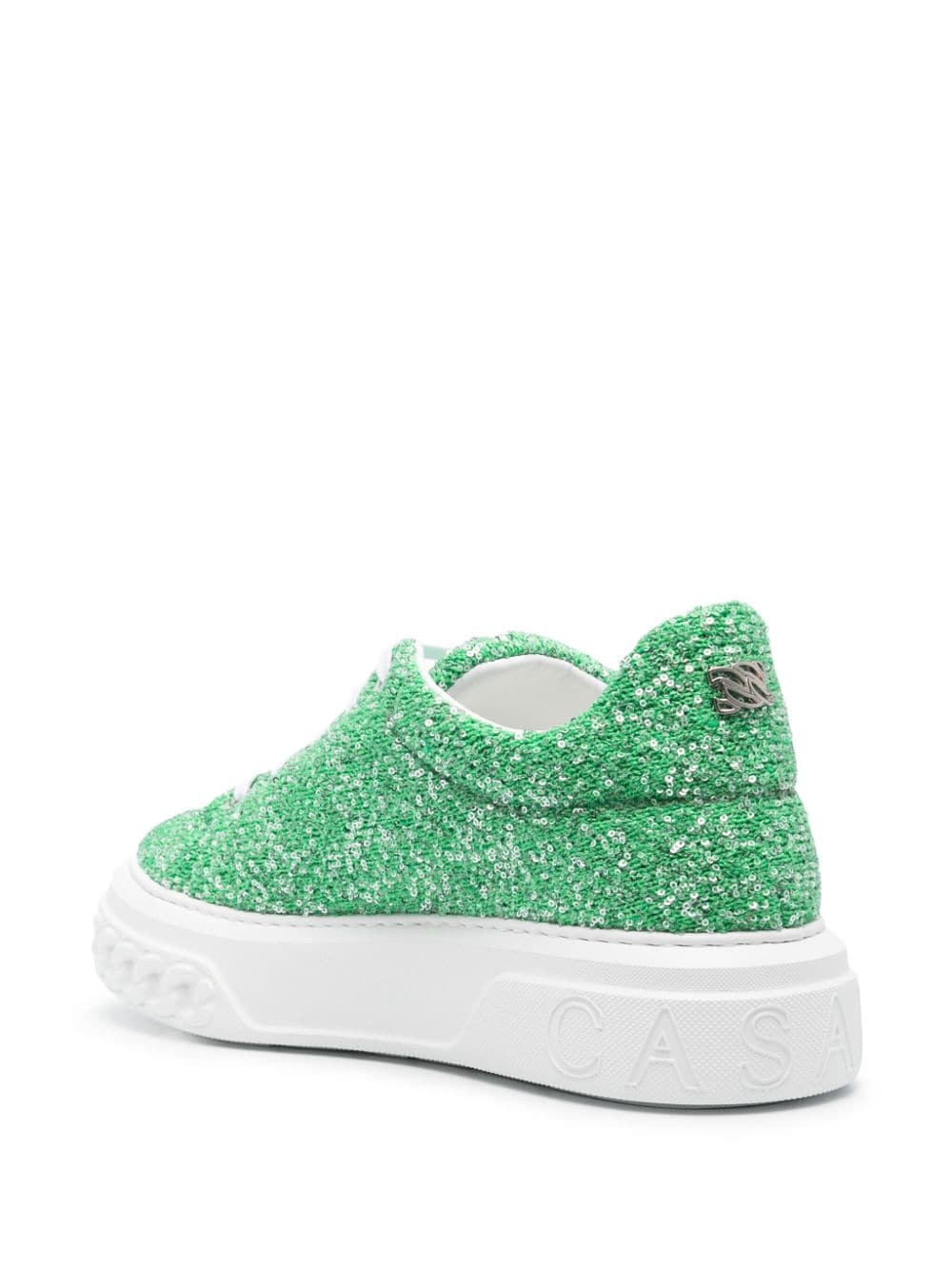 Shop Casadei Off Road Disk Sneakers In Green