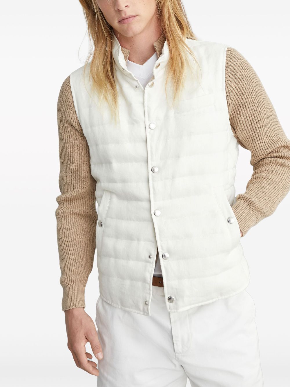 Brunello Cucinelli Bodywarmer Wit