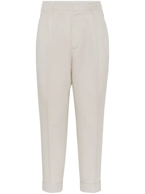 Brunello Cucinelli tapered tailored trousers