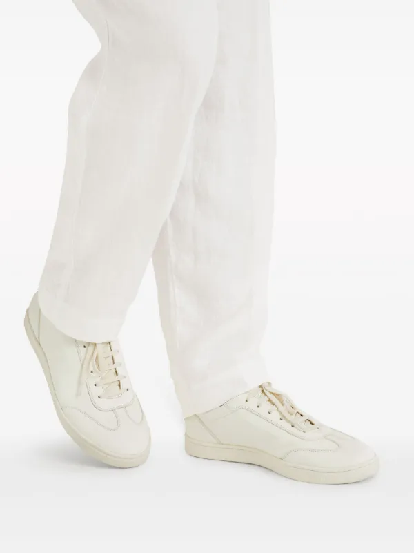 Brunello Cucinelli MZSFG3036C7495 関税送料込 Brunello Cucinelli logo-print Panelled low-top Sneakers