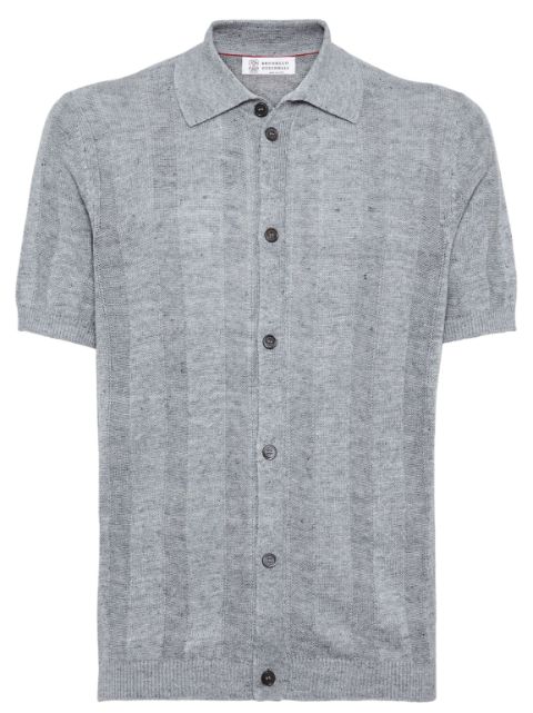 Brunello Cucinelli button-up polo shirt Men