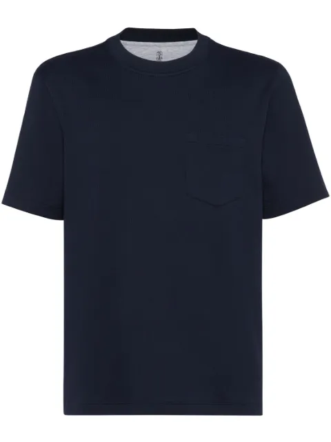 Brunello Cucinelli ribbed cotton T-shirt