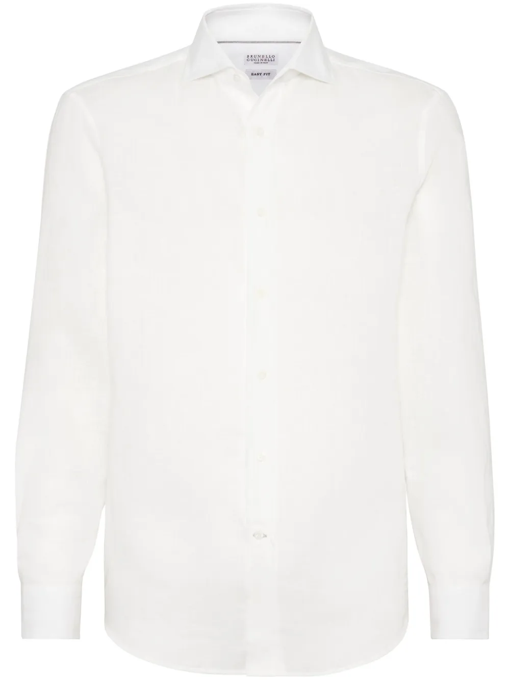Brunello Cucinelli buttoned-up linen shirt | White | Image 1