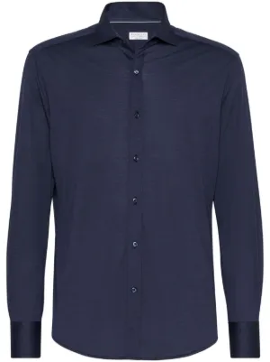 Zegna long-sleeve Dress Shirt | Blue | FARFETCH