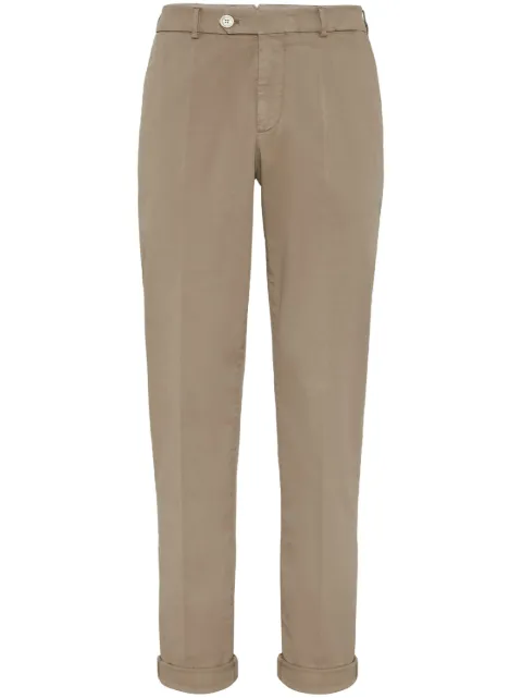 Brunello Cucinelli cotton-blend trousers