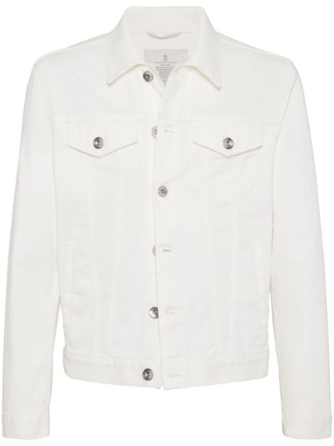 Brunello Cucinelli slim-fit denim jacket Men