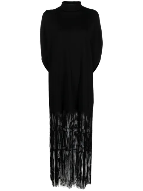 KHAITE Olson fringed maxi dress