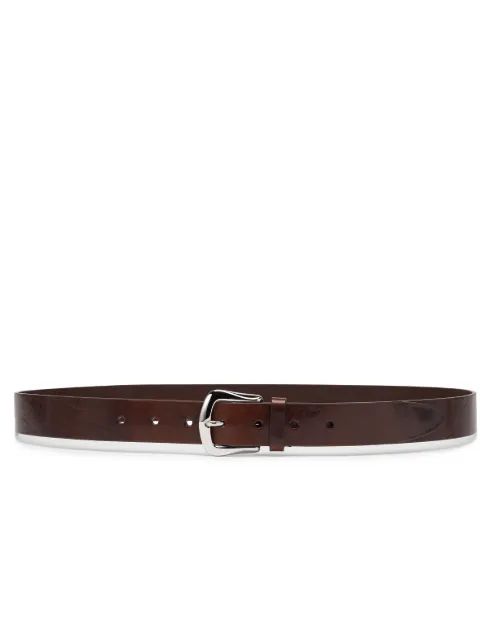 Brunello Cucinelli buckled leather belt