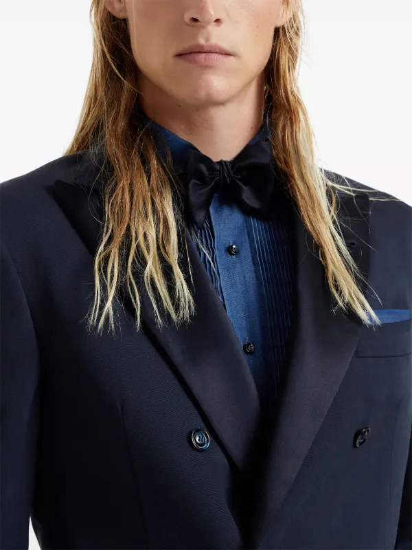 BRUNELLO CUCINELLI ブルネロクチネリ タキシード ジャケット 中古・古着通販】BRUNELLO CUCINELLI (ブルネロクチネリ) ダブル