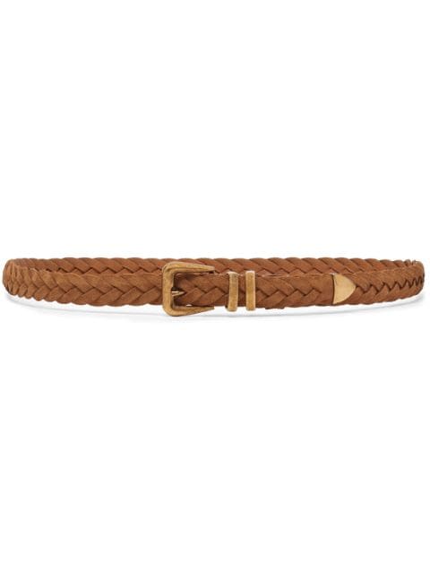Brunello Cucinelli braided-strap leather belt 