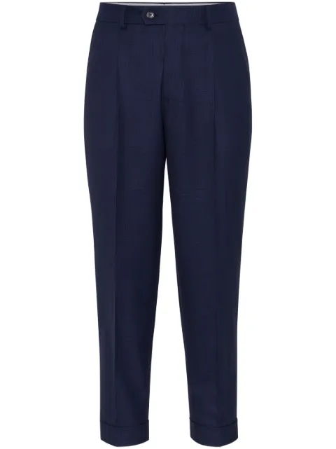 Brunello Cucinelli Prince of Wales check trousers