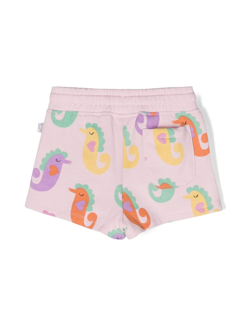 Stella McCartney Kids Jerseu shorts met print - Roze
