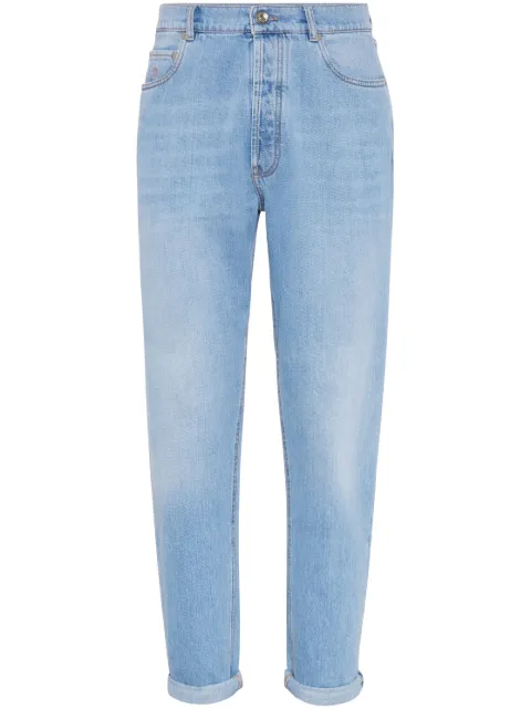 Brunello Cucinelli Jeans met toelopende pijpen