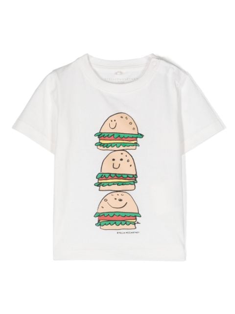 Stella McCartney Kids t-shirt Veggie Burger Stack