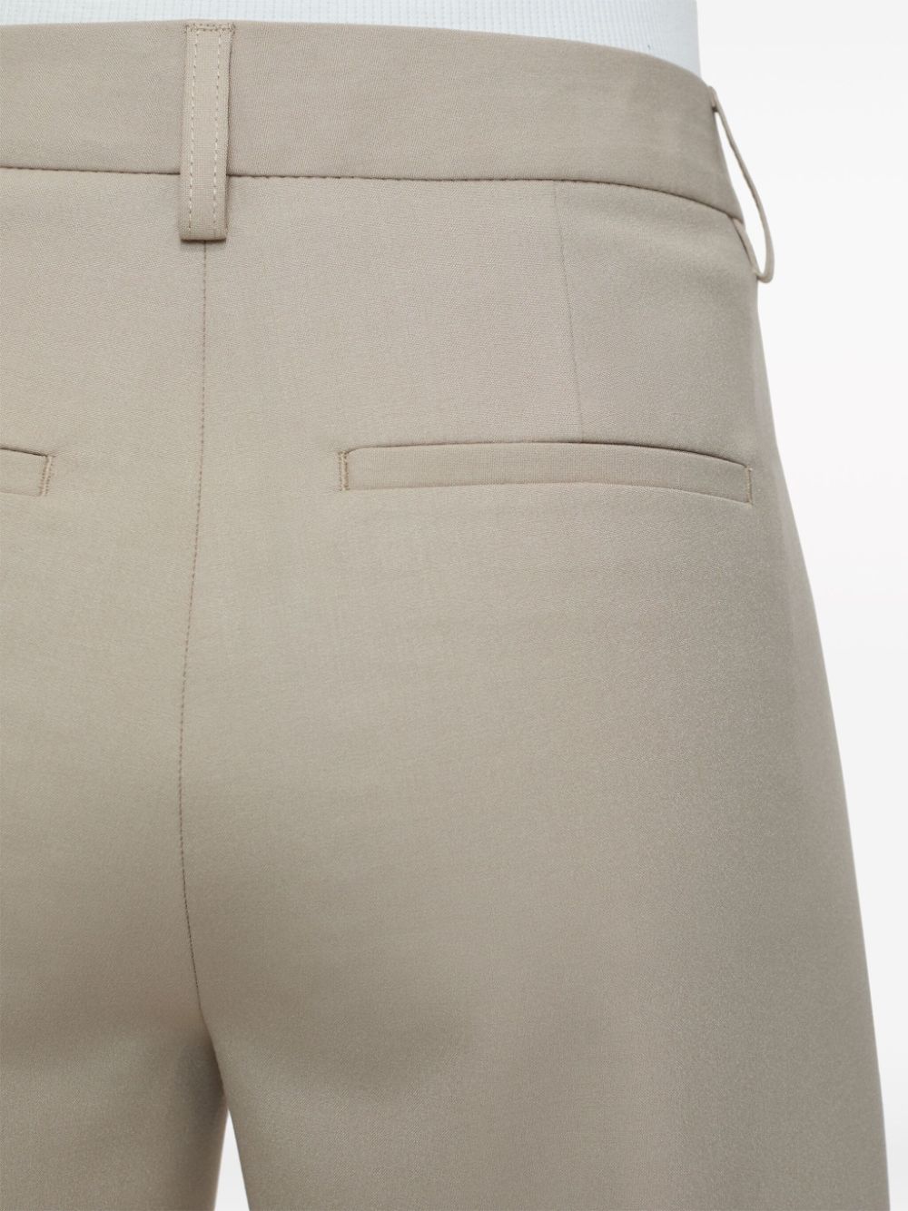 Shop Closed Auckley Cropped Trousers In Neutrals