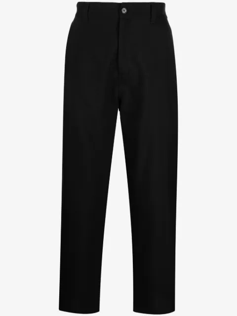 Marni logo-jacquard wool trousers
