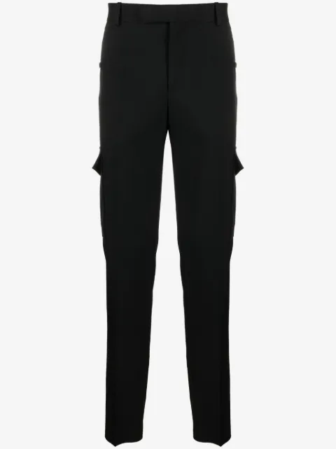 Alexander McQueen pantalones cargo con diseño ajustado