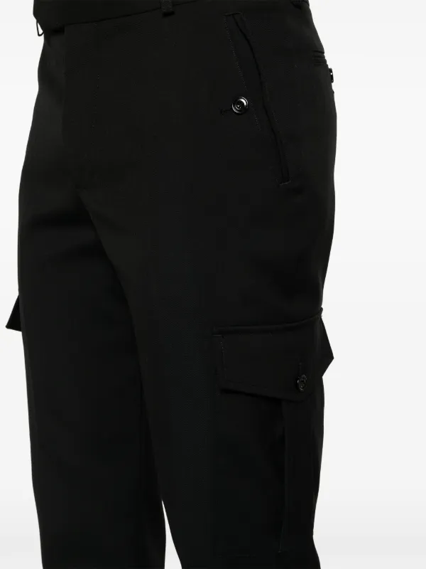 Alexander McQueen tapered-leg Cargo Trousers | Black | FARFETCH